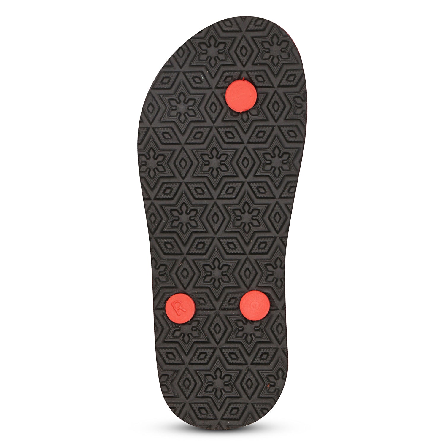 Boys & Girls Slip On Slipper Flip Flop (Multicolor Red)