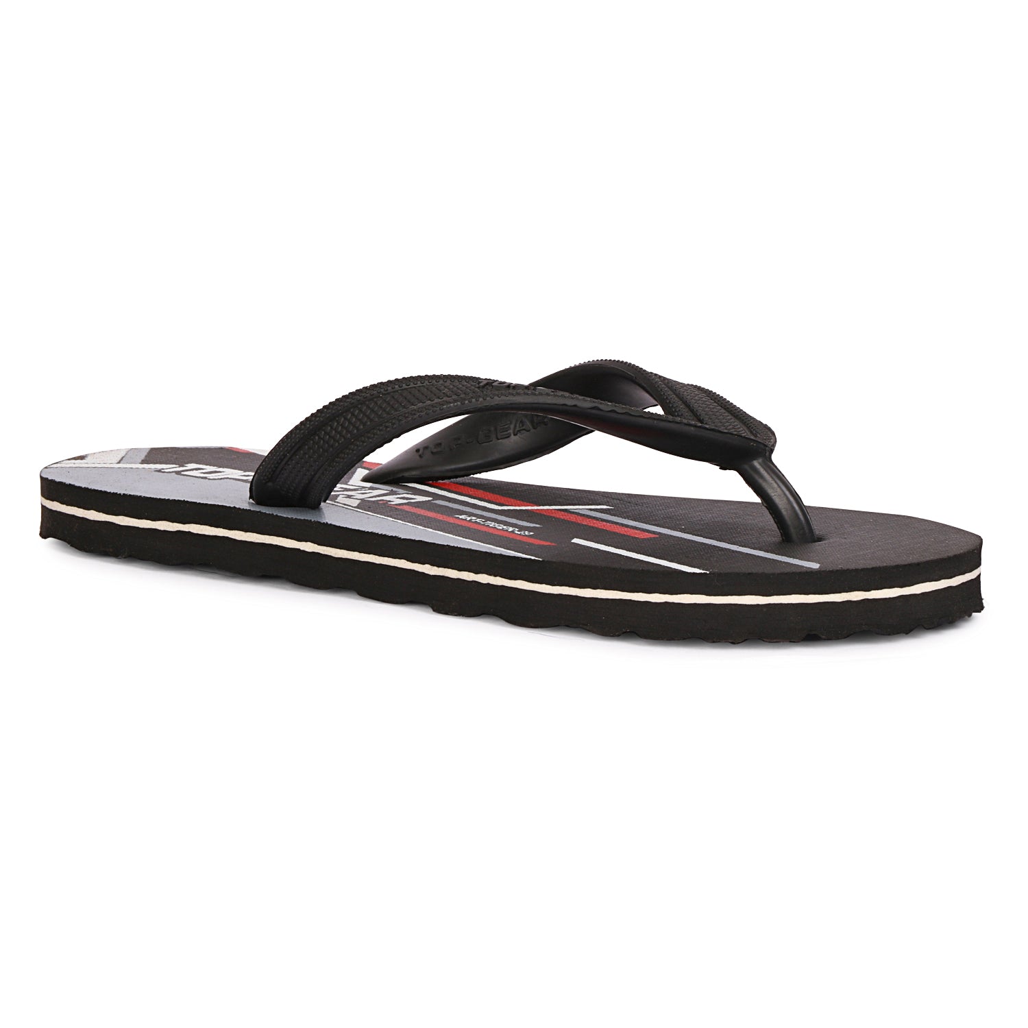 Boys & Girls Slip On Slipper Flip Flop (Black)