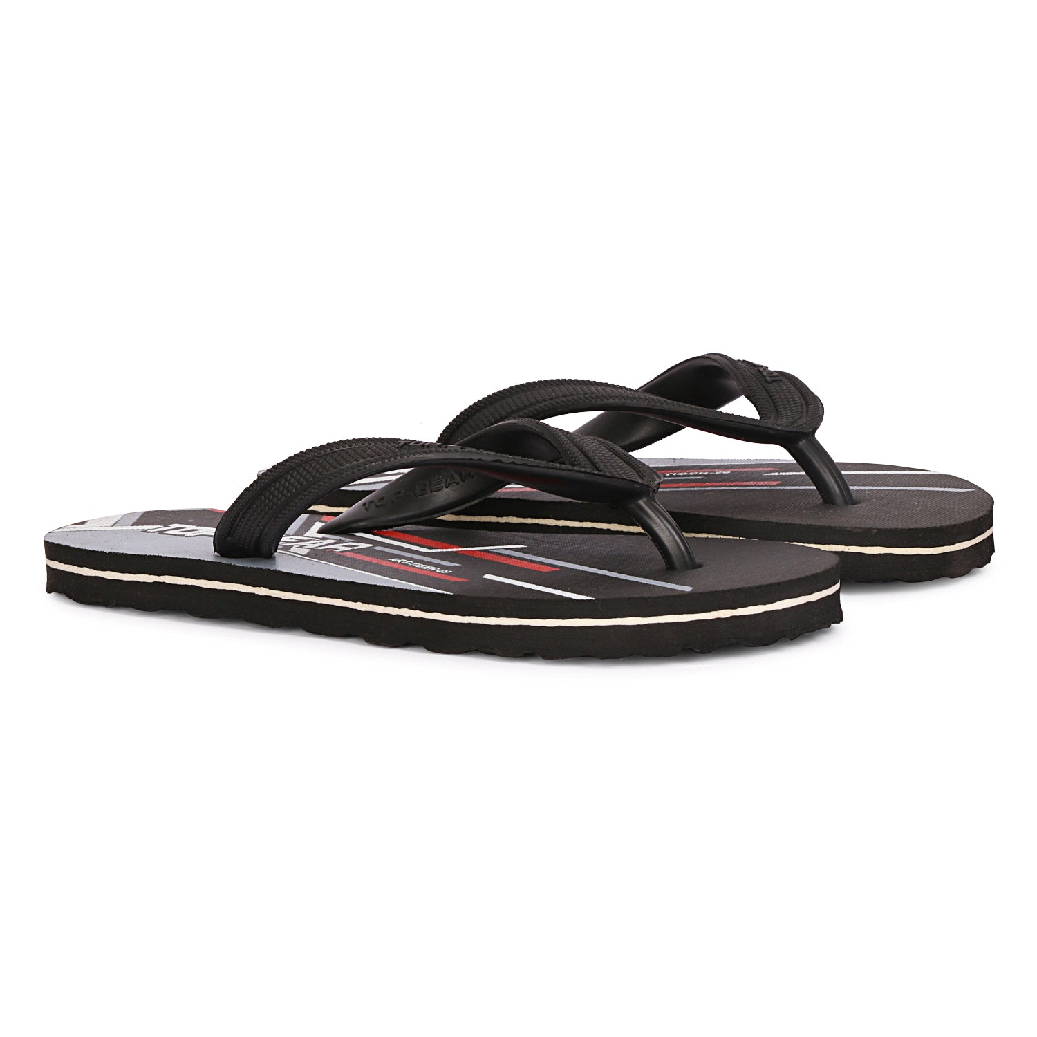 Boys & Girls Slip On Slipper Flip Flop (Black)