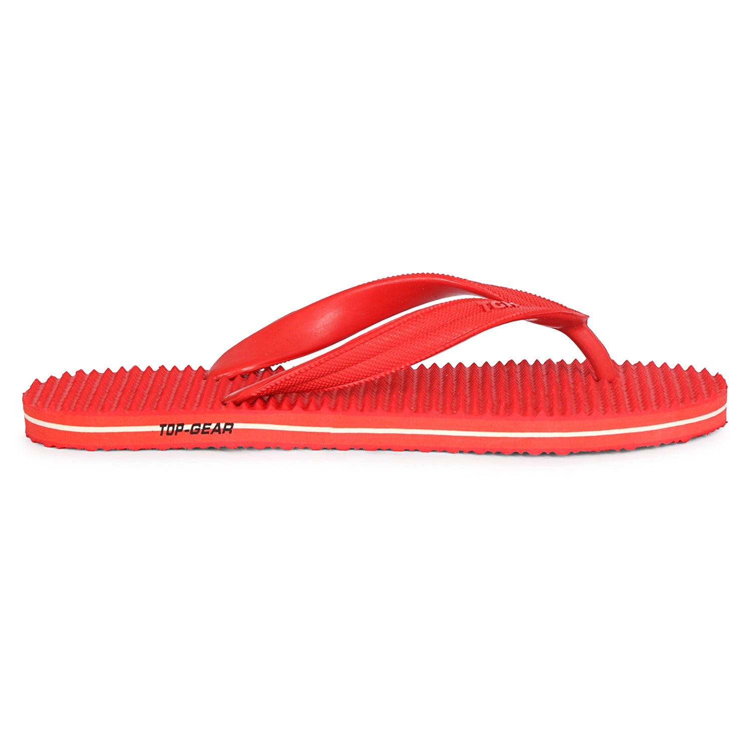 TGH LITEZ Fitness Health Hawai Chapple Slippers (Full Red)