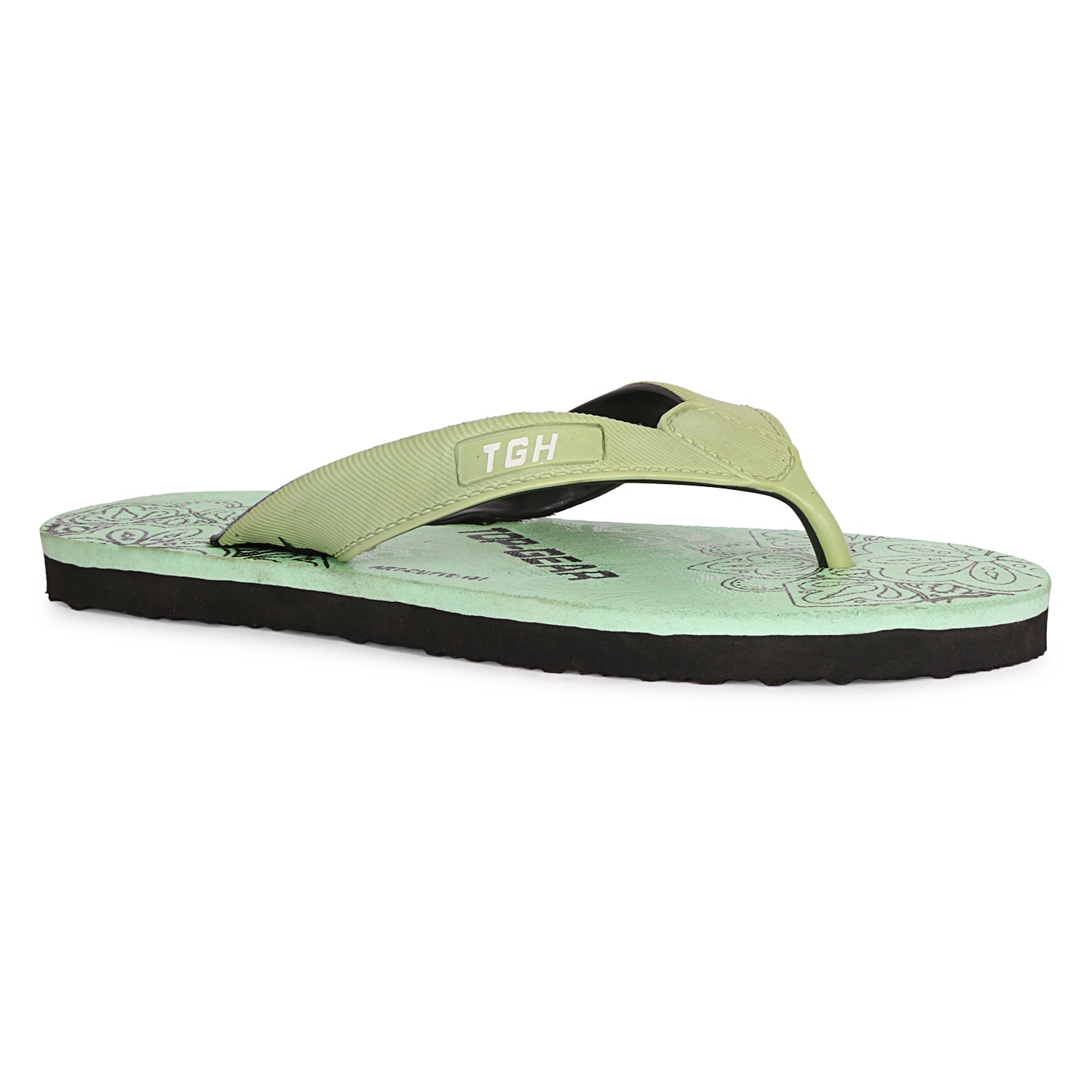 Women Flip Flops (Pink, Black , 4)