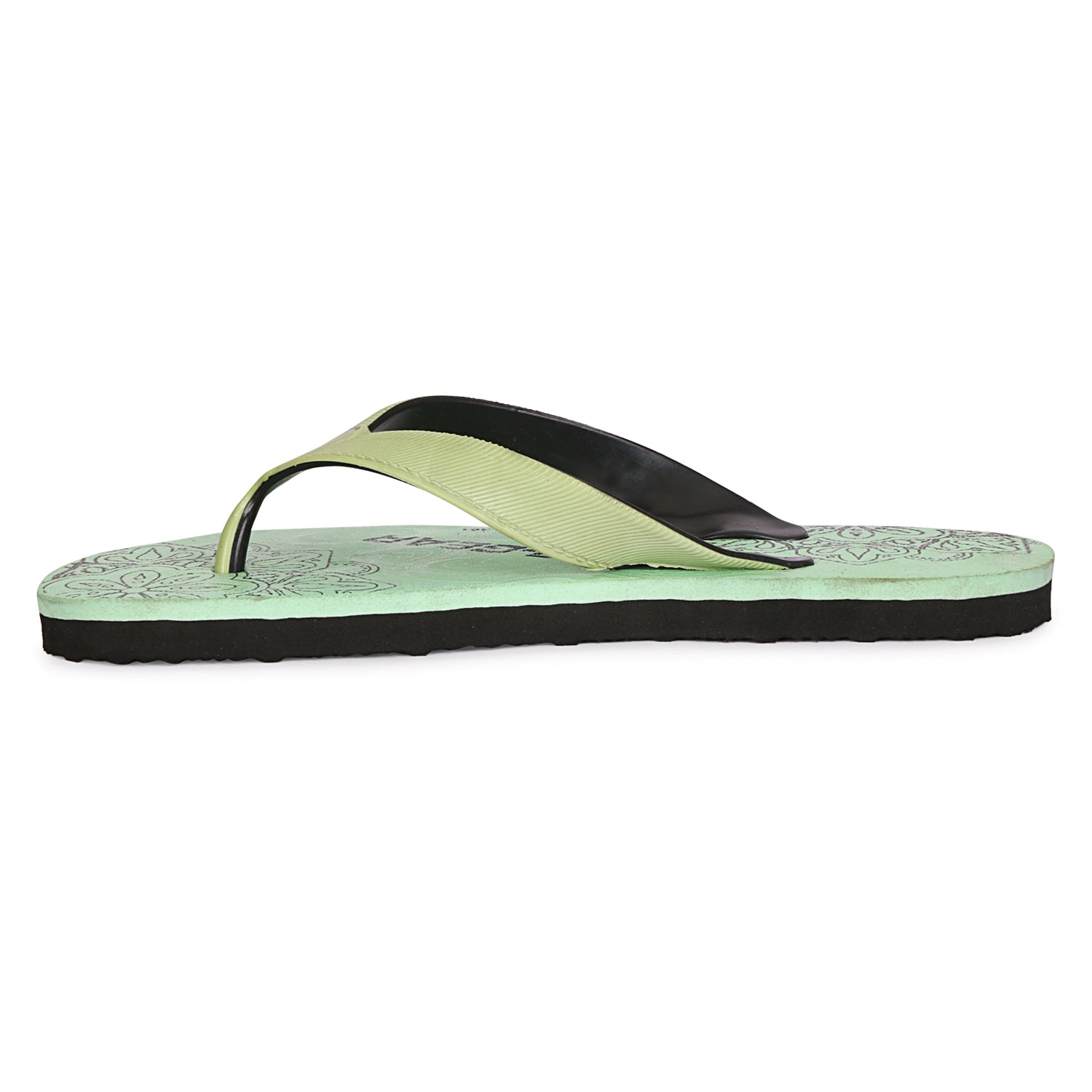 Women Flip Flops (Pink, Black , 4)