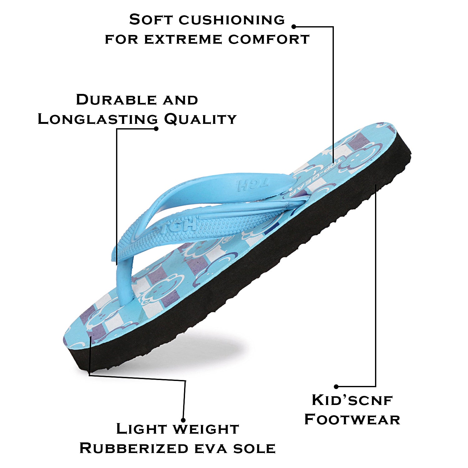 Boys & Girls Slip On Slipper Flip Flop (Multicolor) Special price