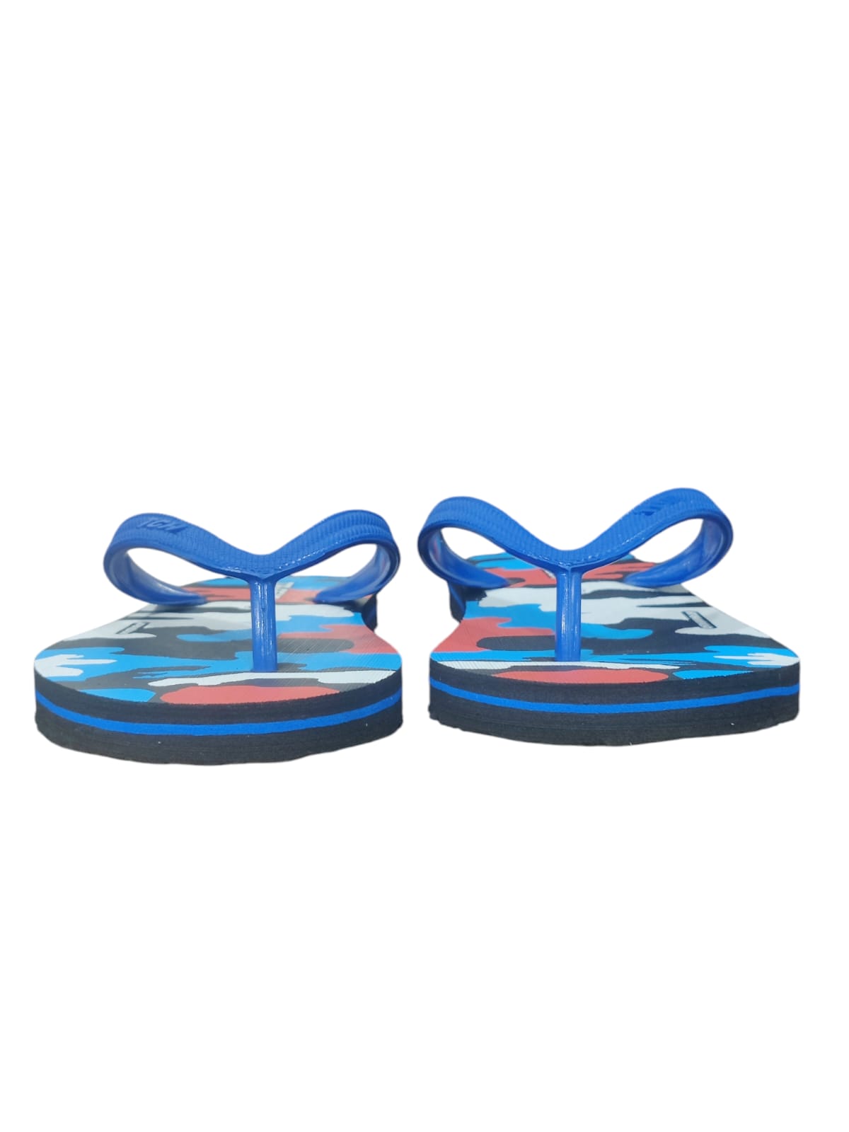 Men Flip Flops (Blue, Black , 10)