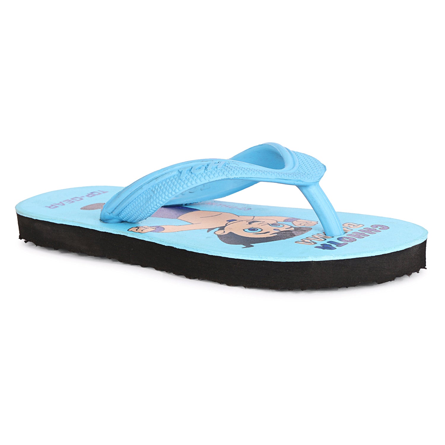Boys & Girls Slip On Slipper Flip Flop  (Multicolor Blue )