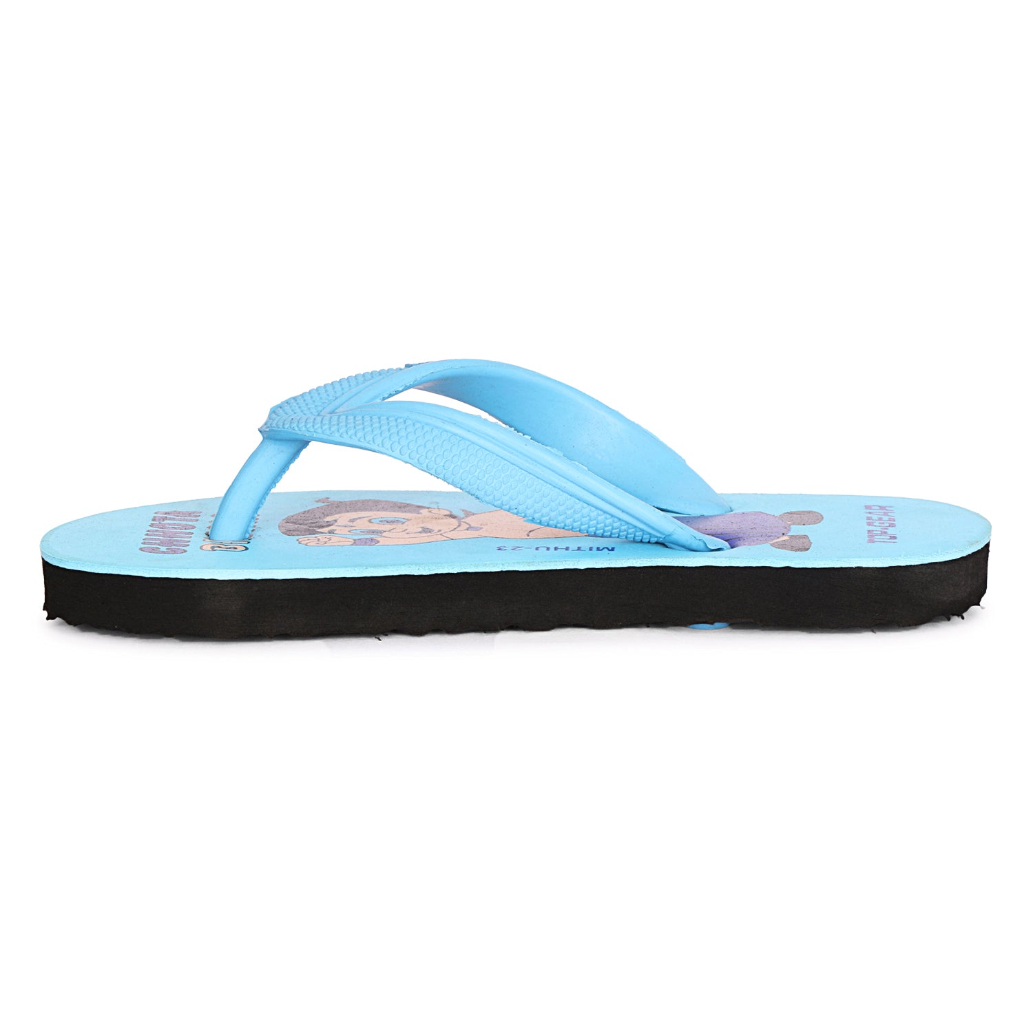 Boys & Girls Slip On Slipper Flip Flop  (Multicolor Blue )