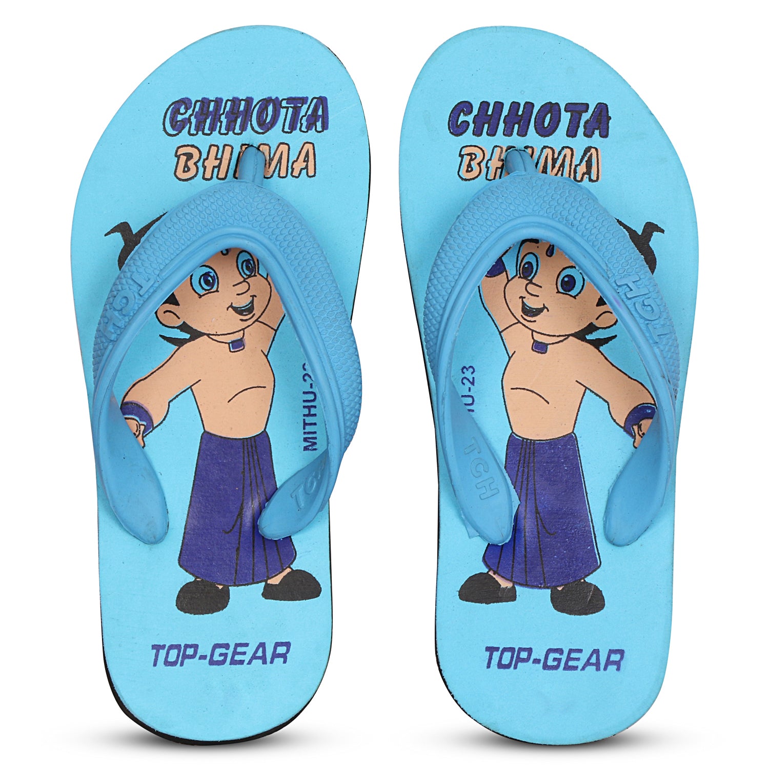 Boys & Girls Slip On Slipper Flip Flop  (Multicolor Blue )