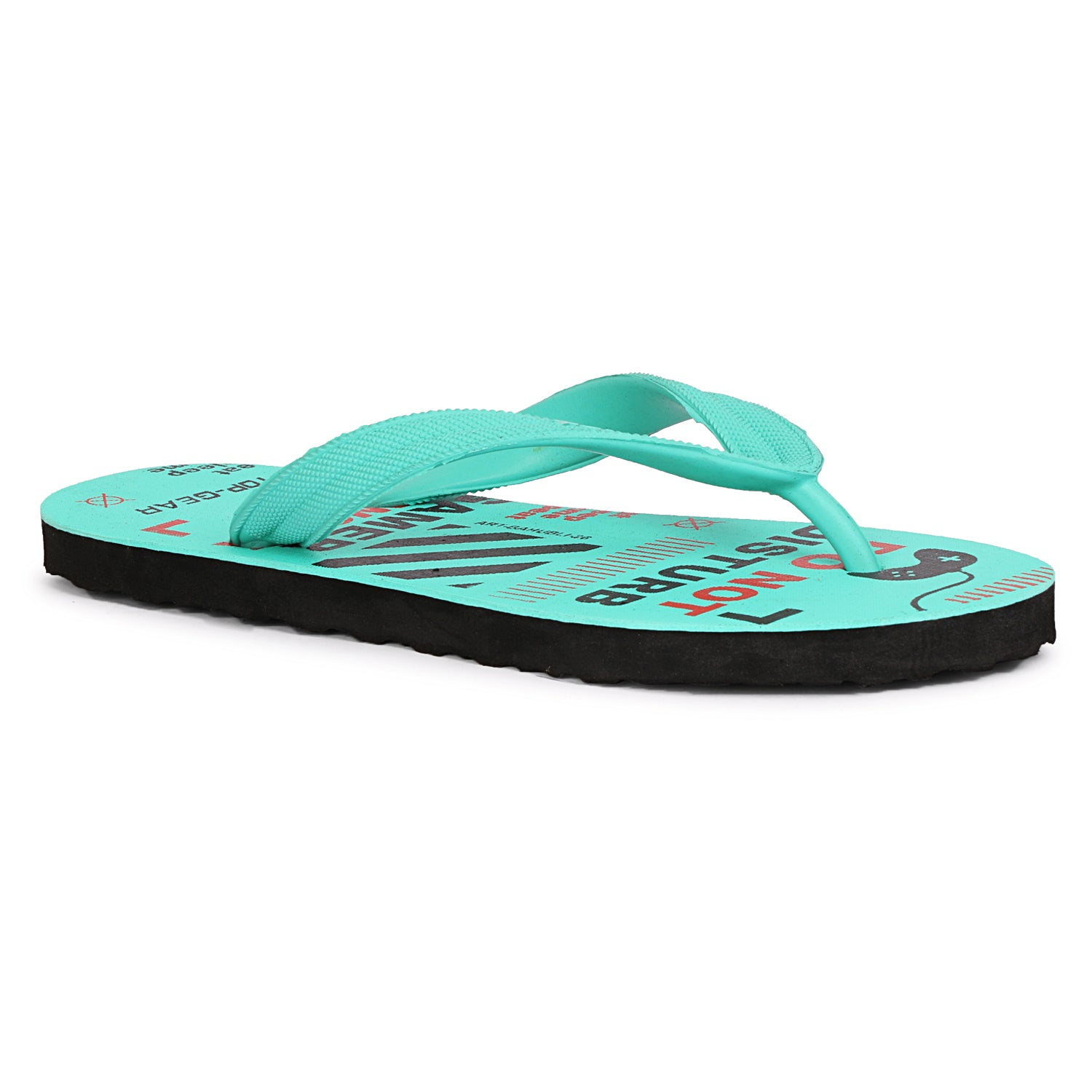 Men Flip Flops  (Green , 9)