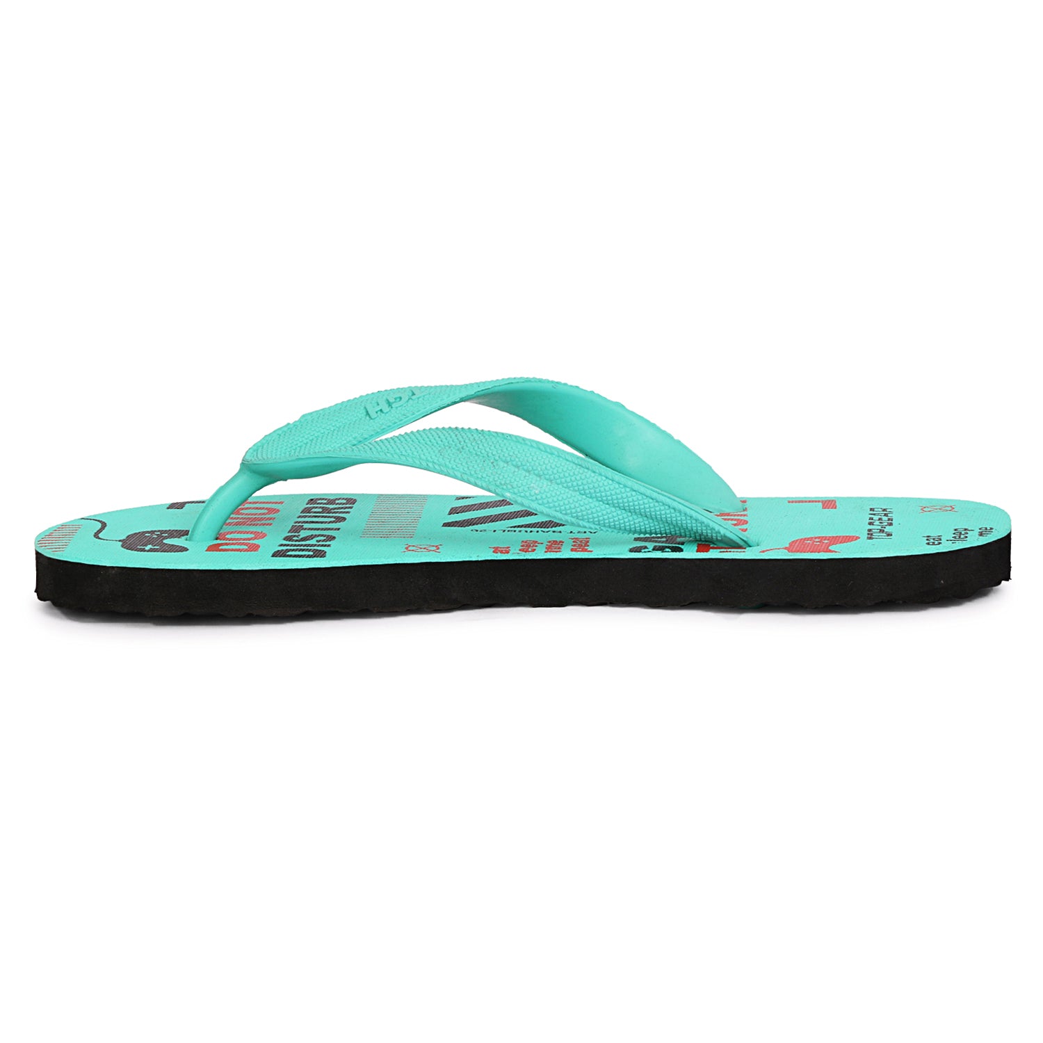 Men Flip Flops  (Green , 9)