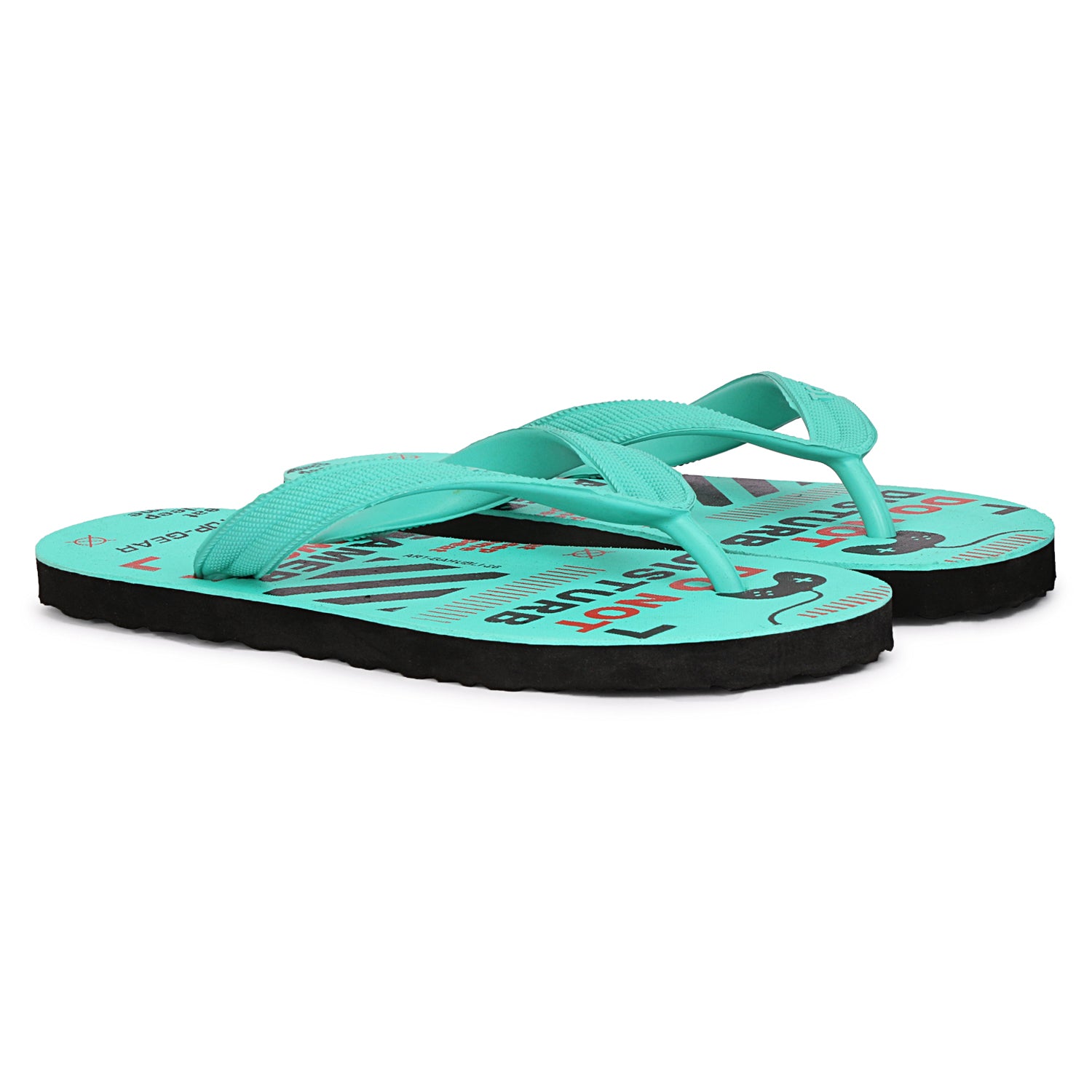 Men Flip Flops  (Green , 9)