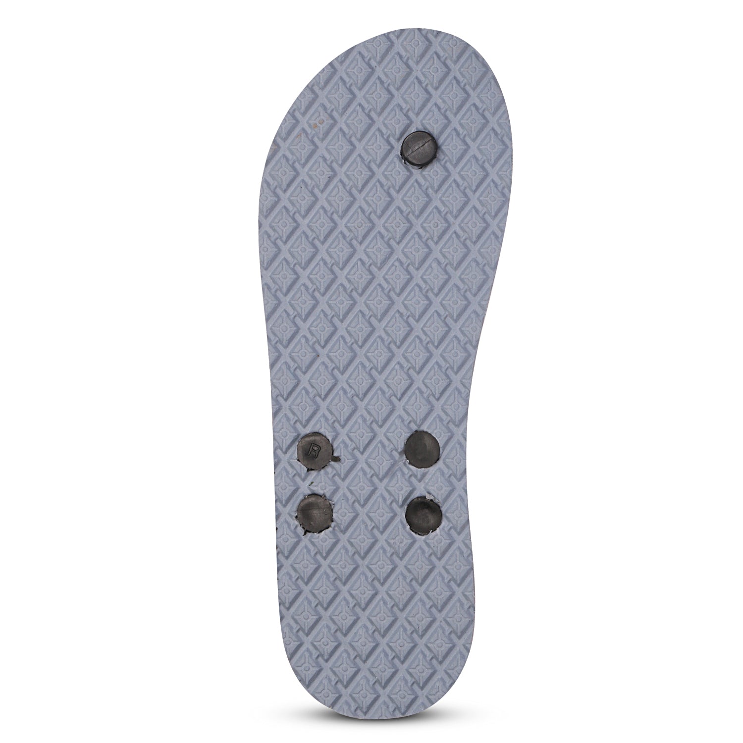 Men Flip Flops  (Grey, Black , 9)