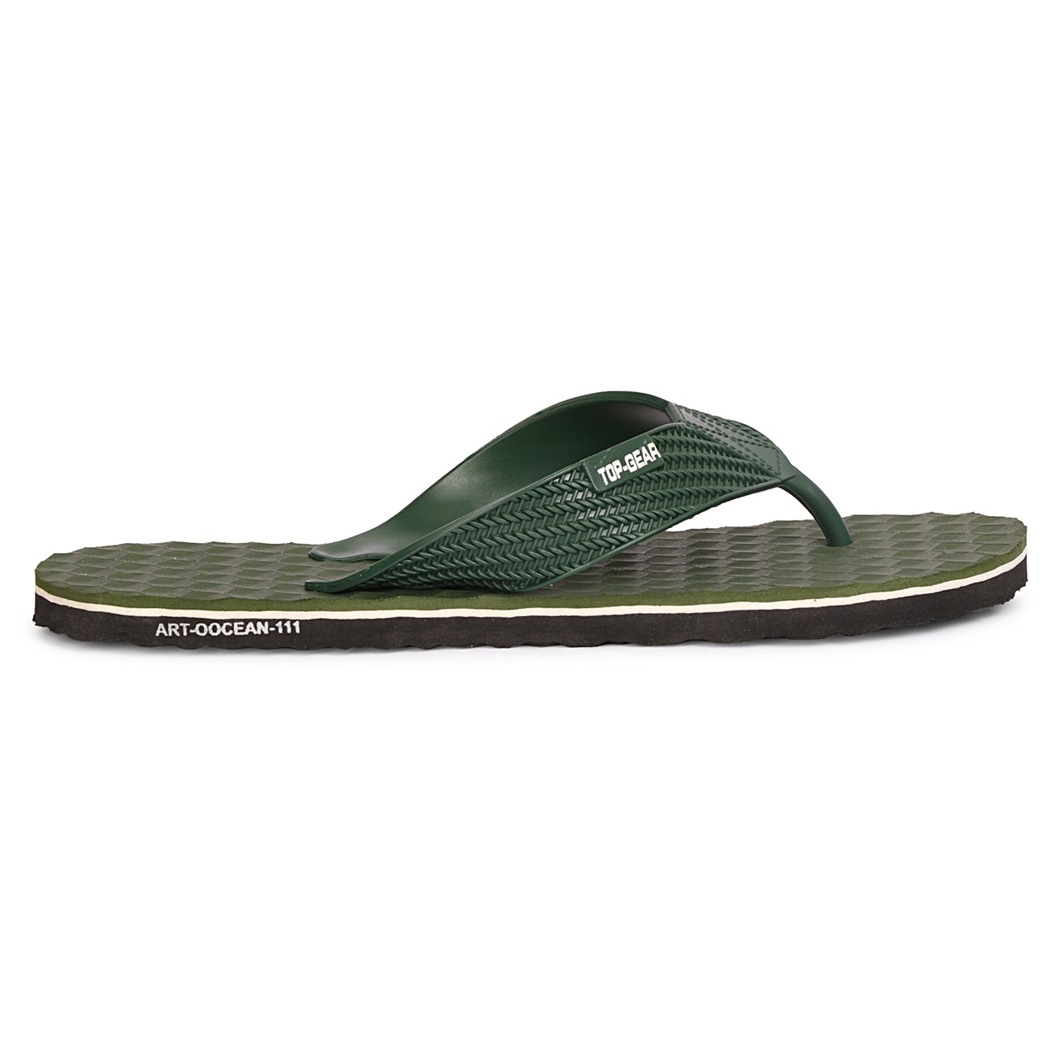 Men Flip Flops  (Navy, Blue , 9)