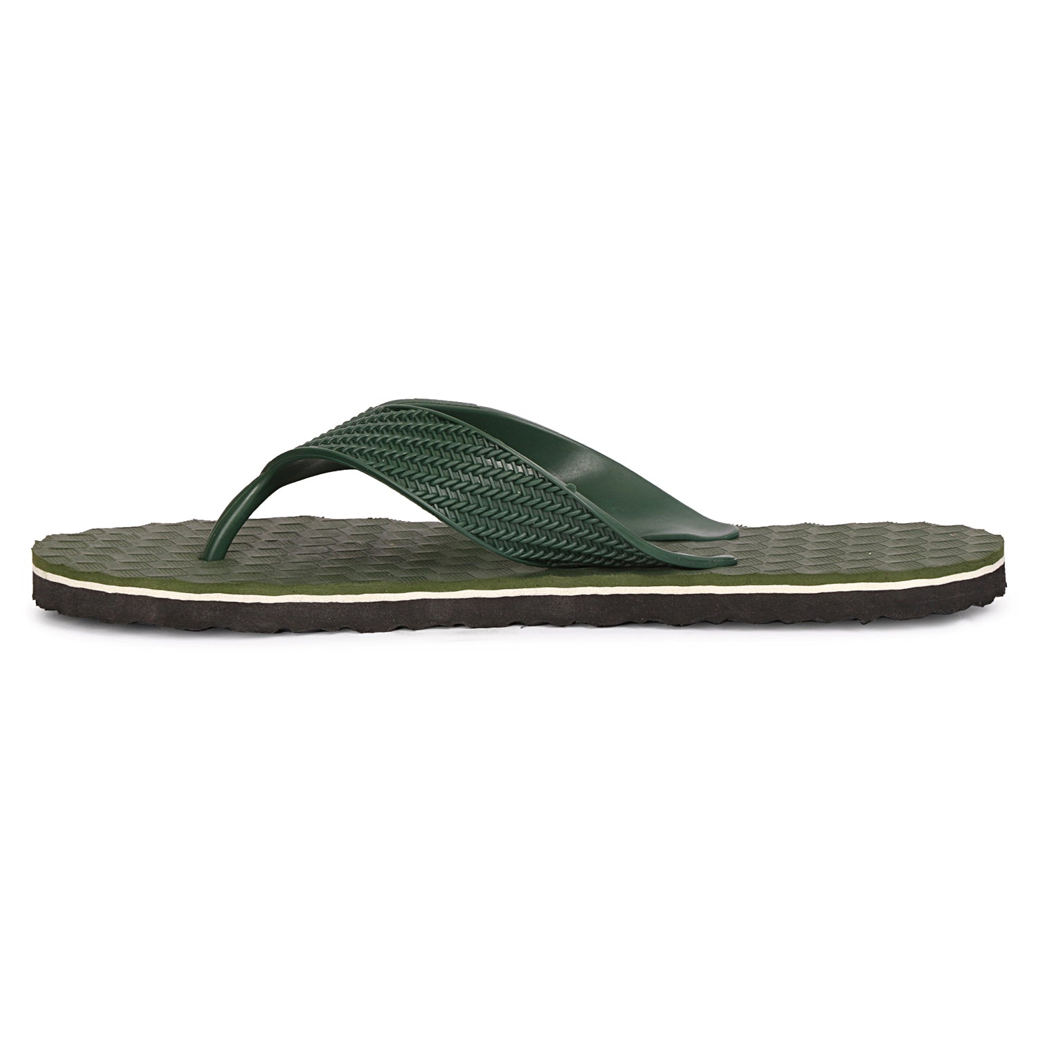 Men Flip Flops  (Navy, Blue , 9)
