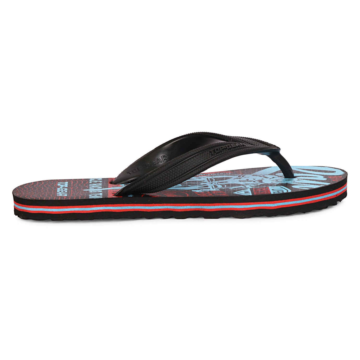 Stylish Blue and Black Slippers