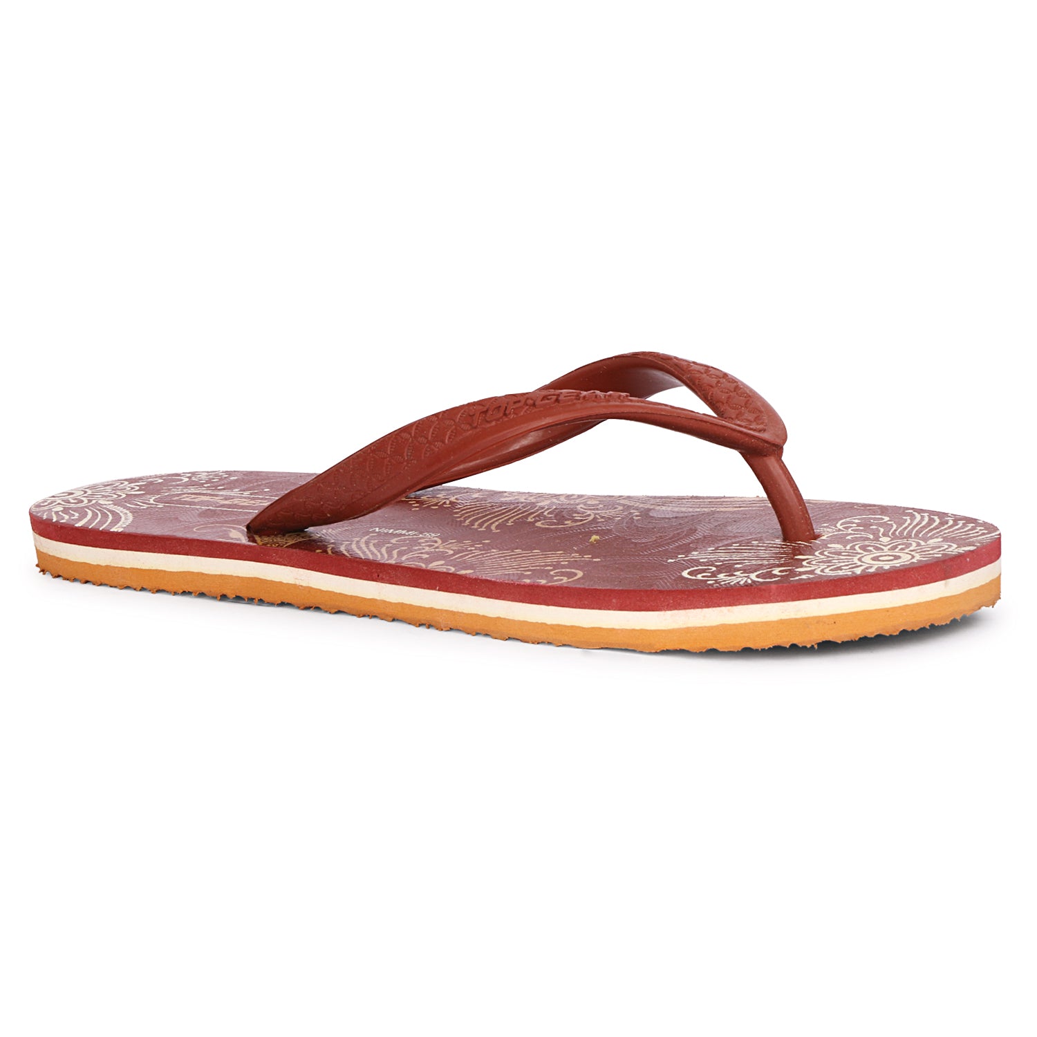 Women Slippers  (Maroon , 6)