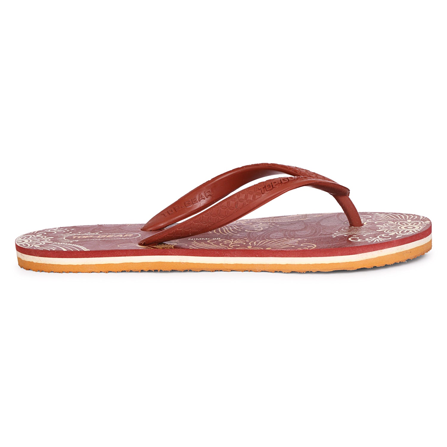 Women Slippers  (Maroon , 6)