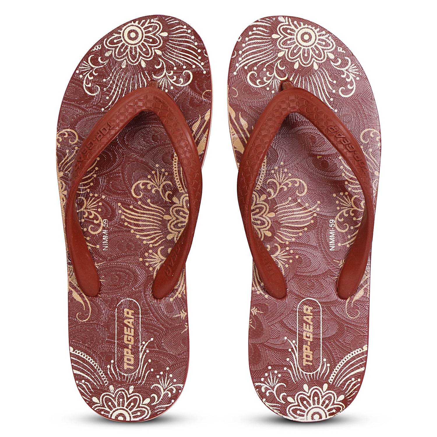 Women Slippers  (Maroon , 6)