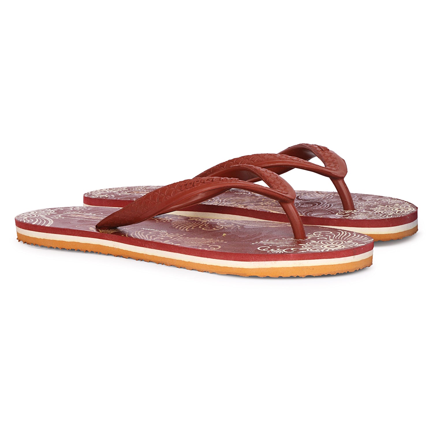 Women Slippers  (Maroon , 6)