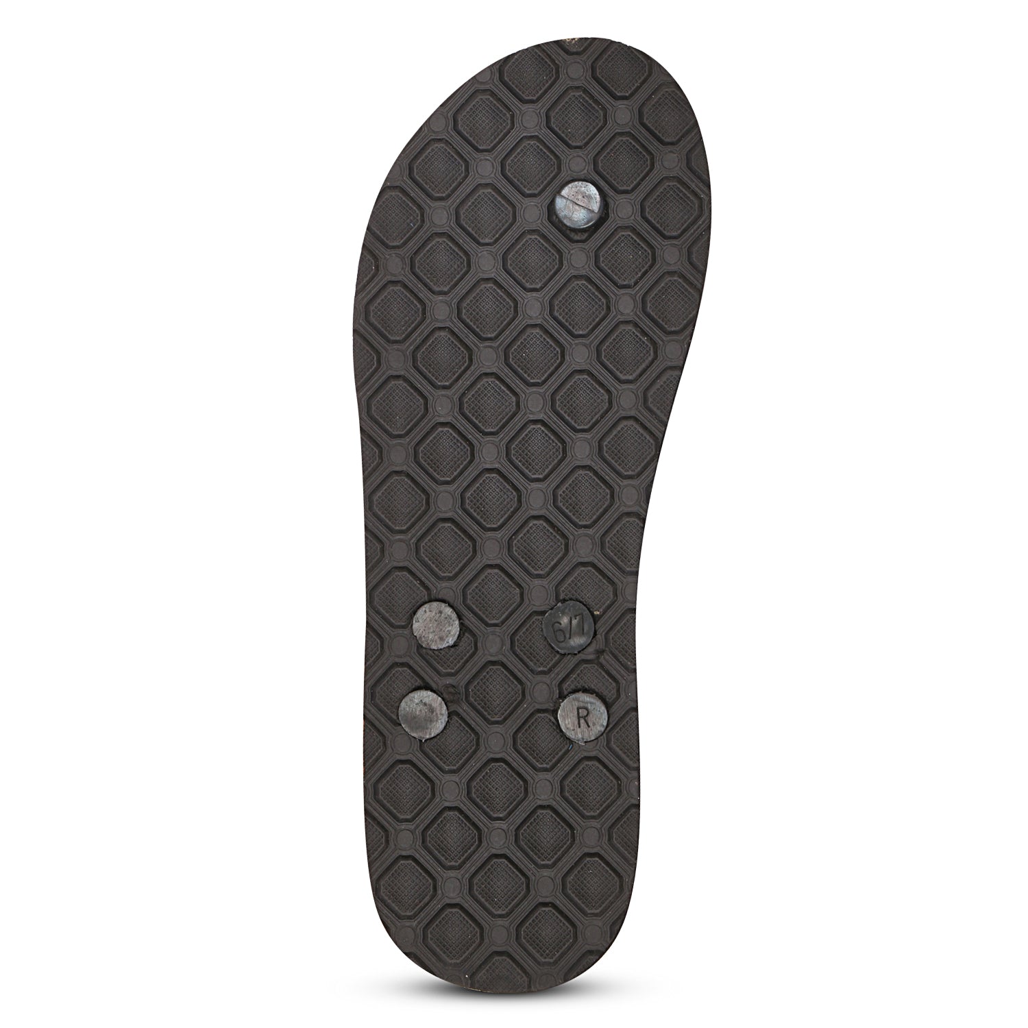 Men Flip Flops  (Olive, Black , 8)