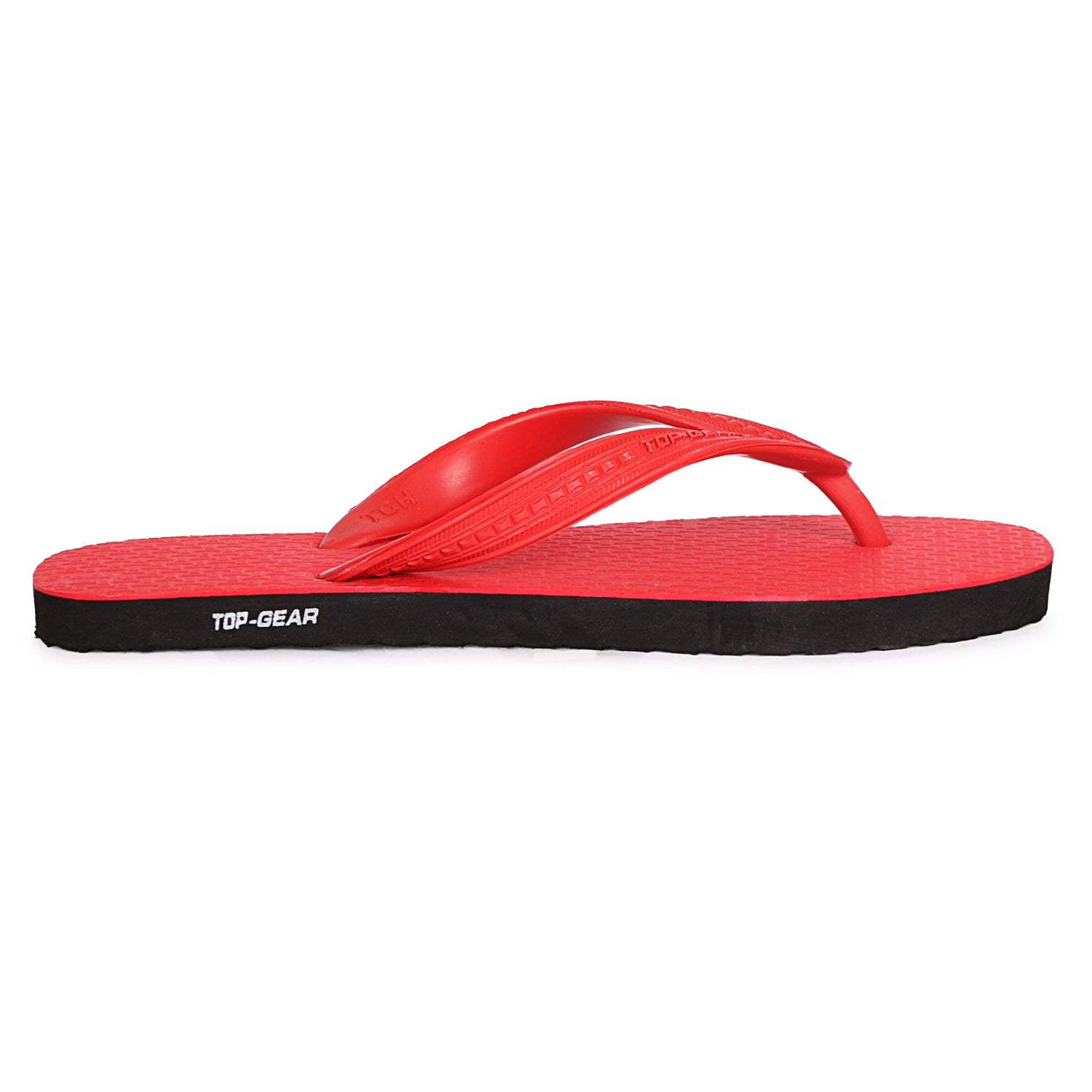 Men Flip Flops  (Red , 9)