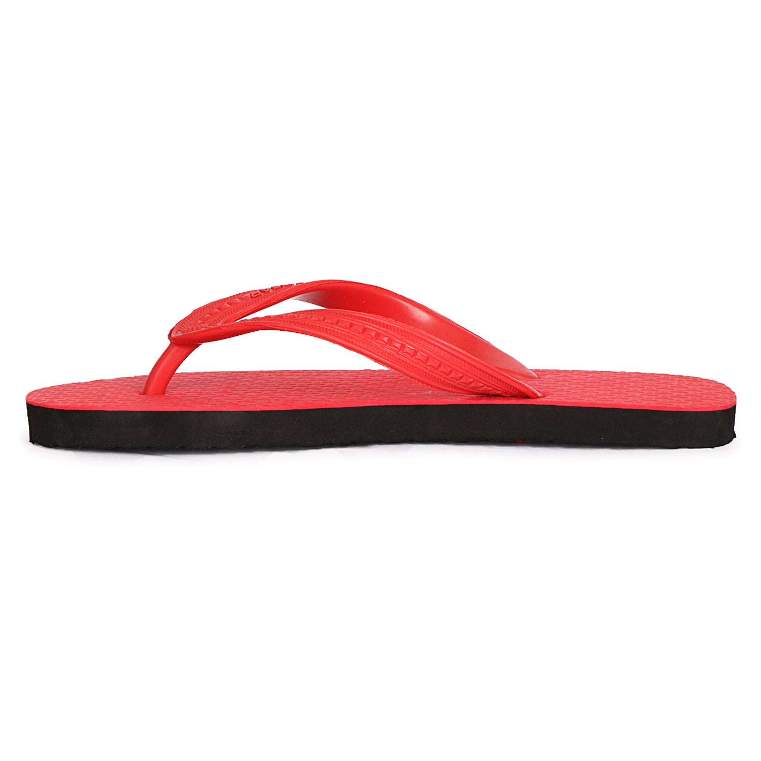 Men Flip Flops  (Red , 9)