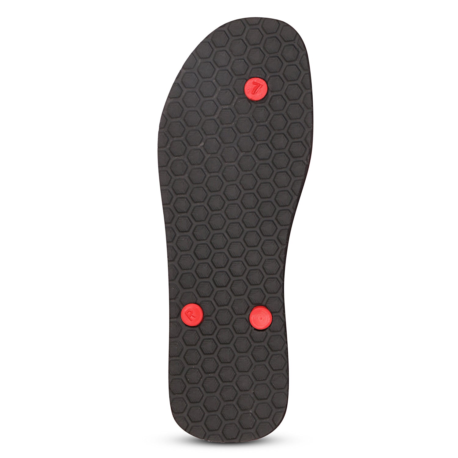 Men Flip Flops  (Red , 9)
