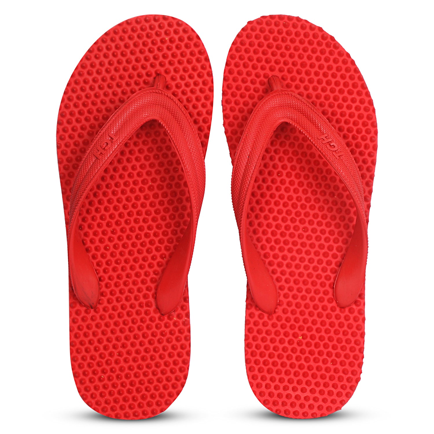 Men Flip Flops  (Red , 10)