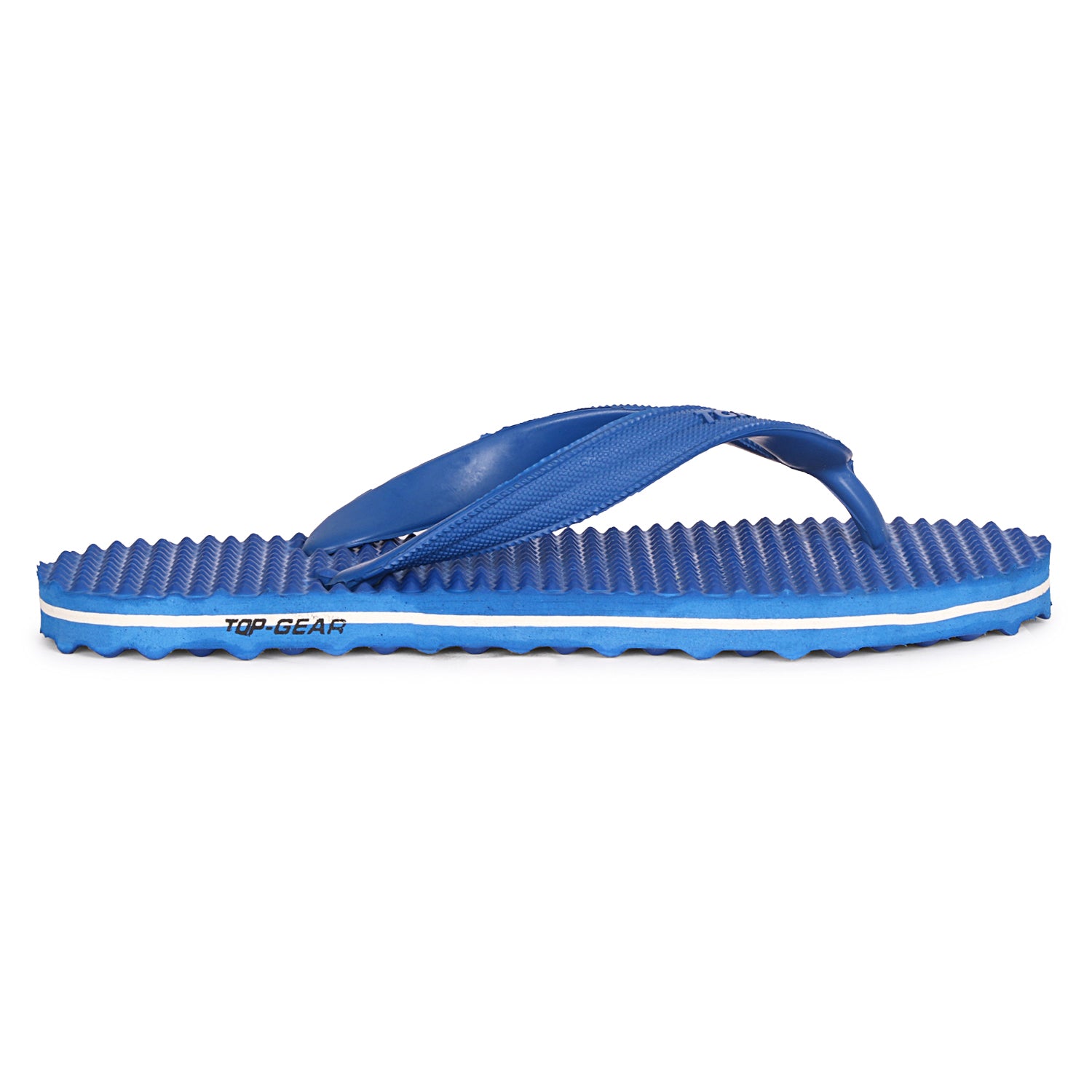 Men Flip Flops  (Blue , 10)