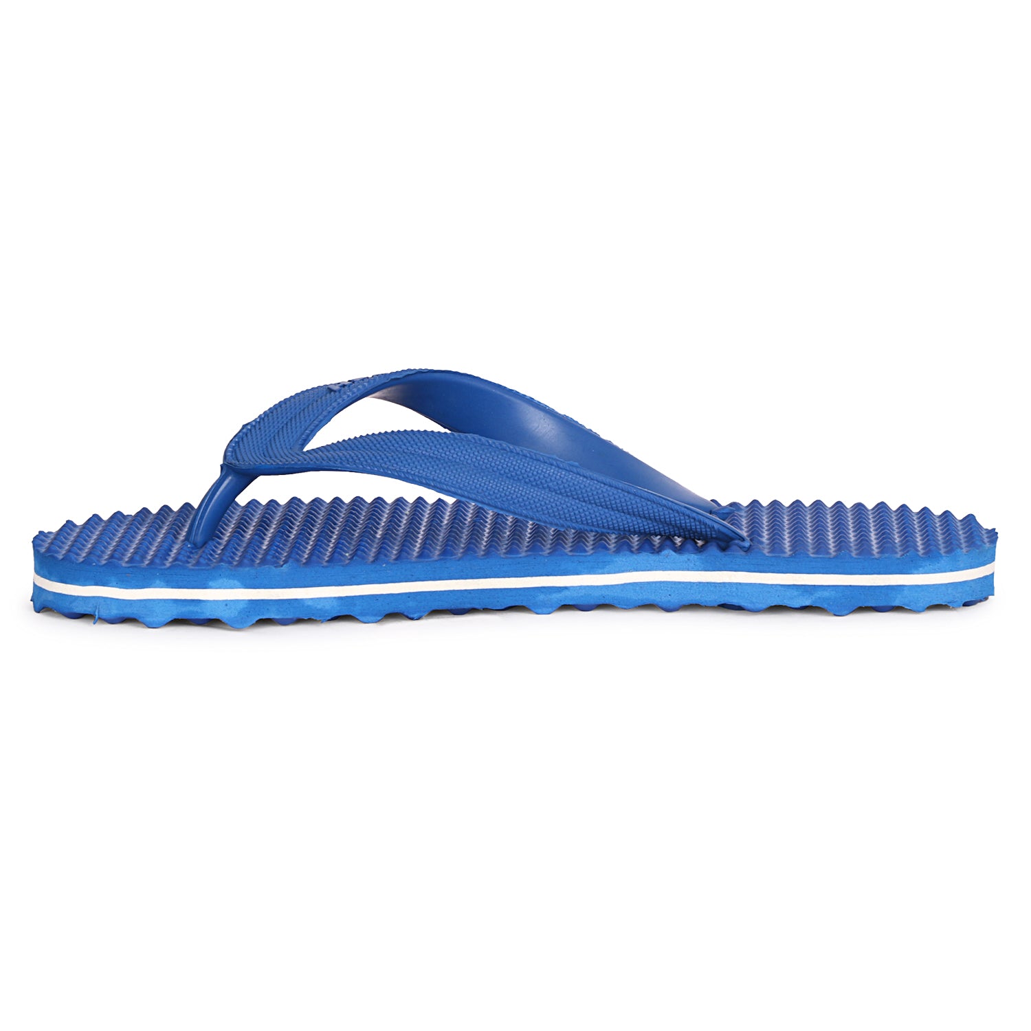Men Flip Flops  (Blue , 10)