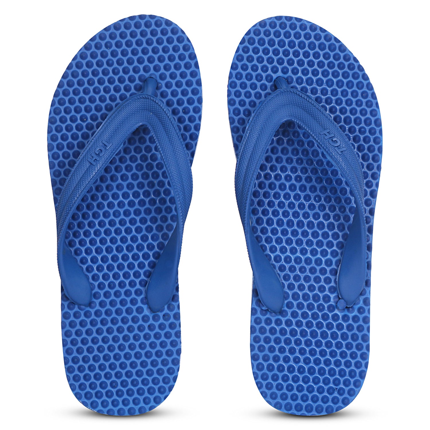 Men Flip Flops  (Blue , 10)