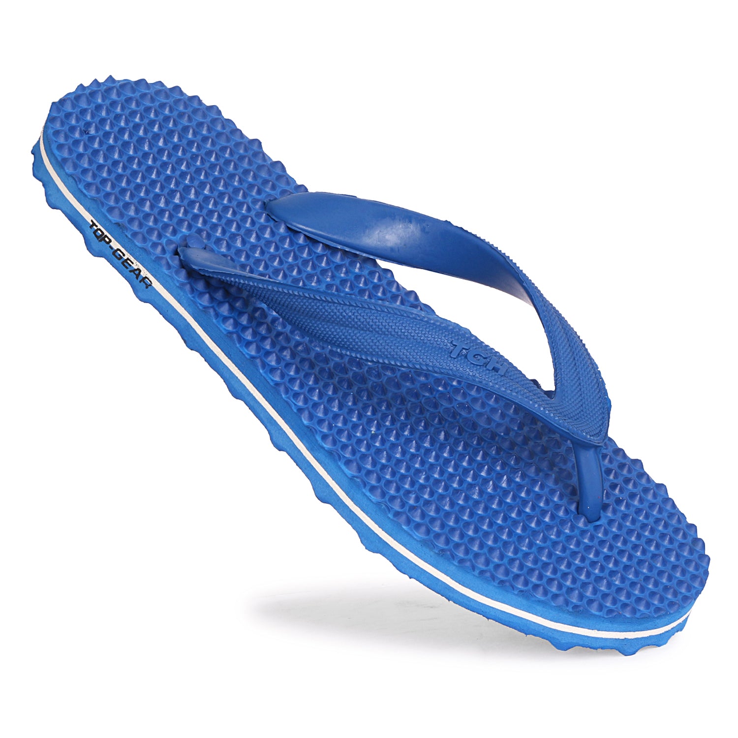 Men Flip Flops  (Blue , 10)