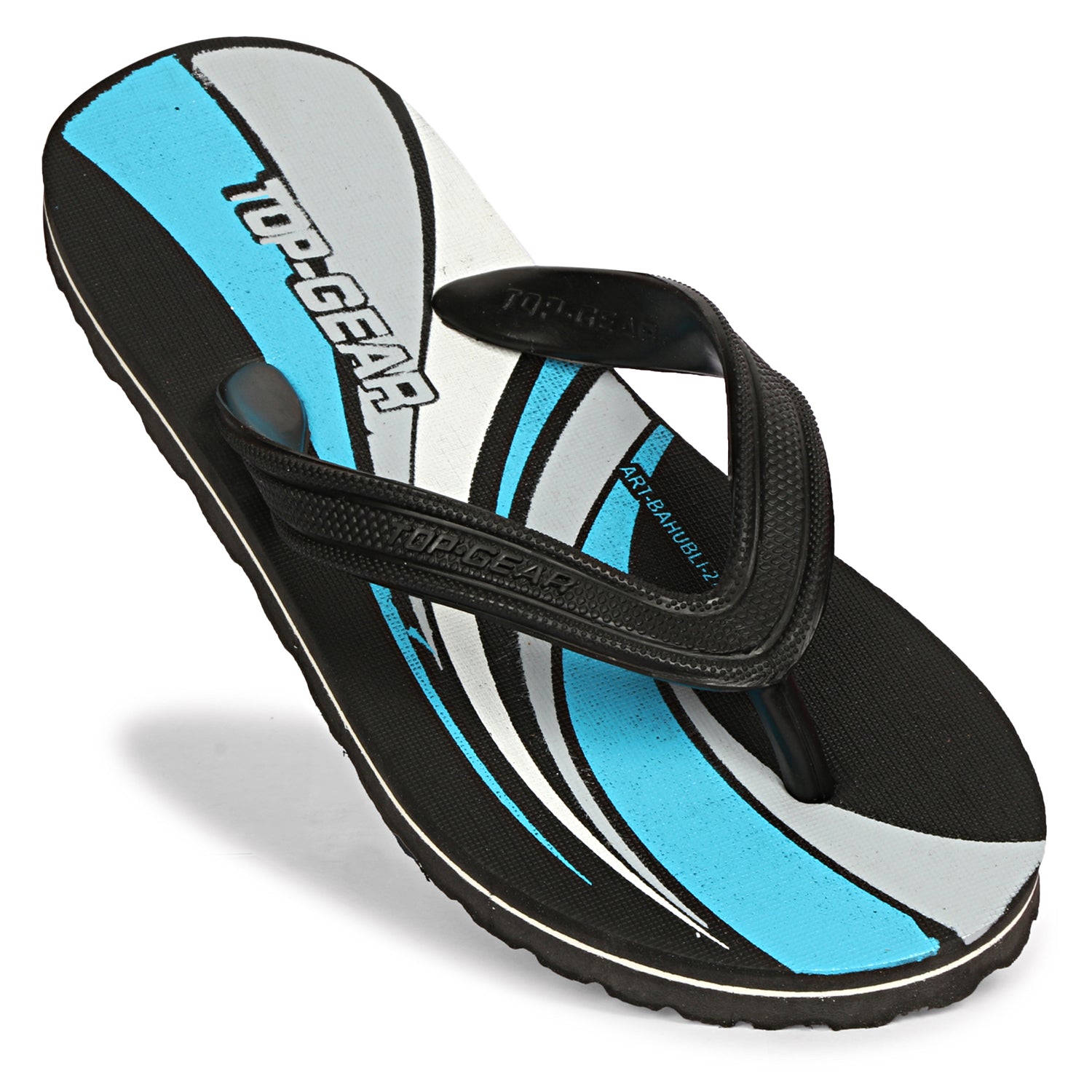 Boys & Girls Slip On Slipper Flip Flop  (Black & Blue)