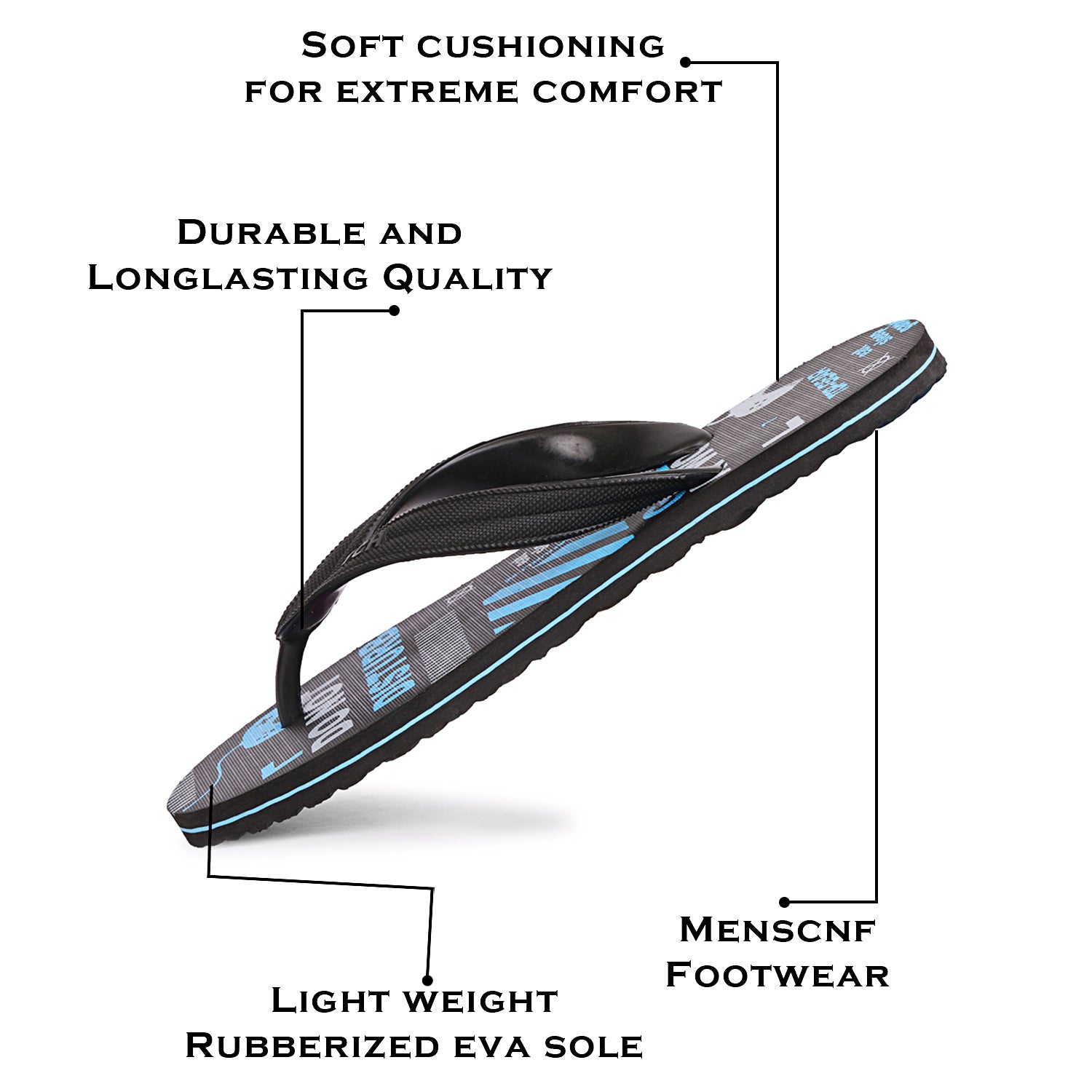Men Flip Flops  (Multicolor , 6)