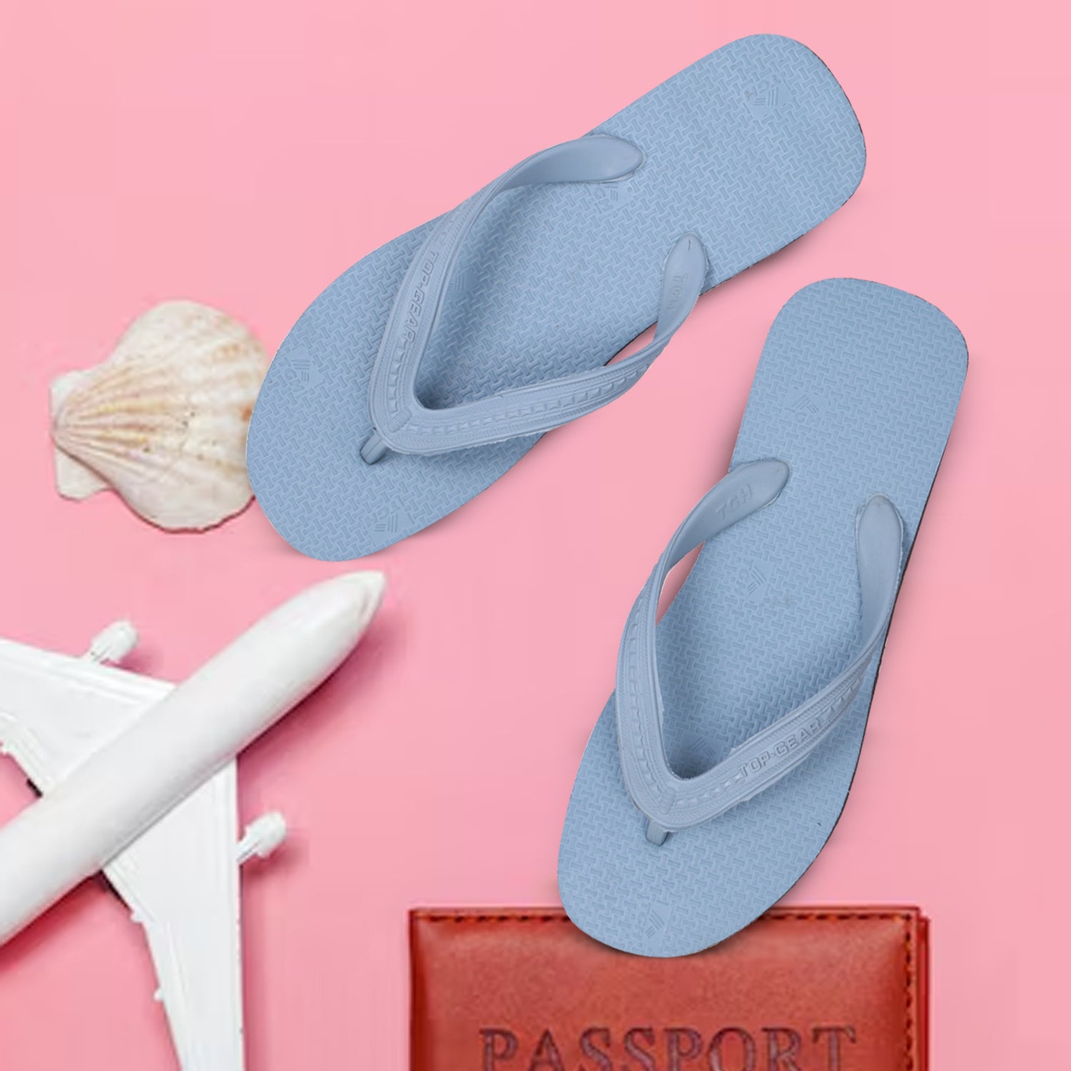 Men Flip Flops  (Grey , 9)