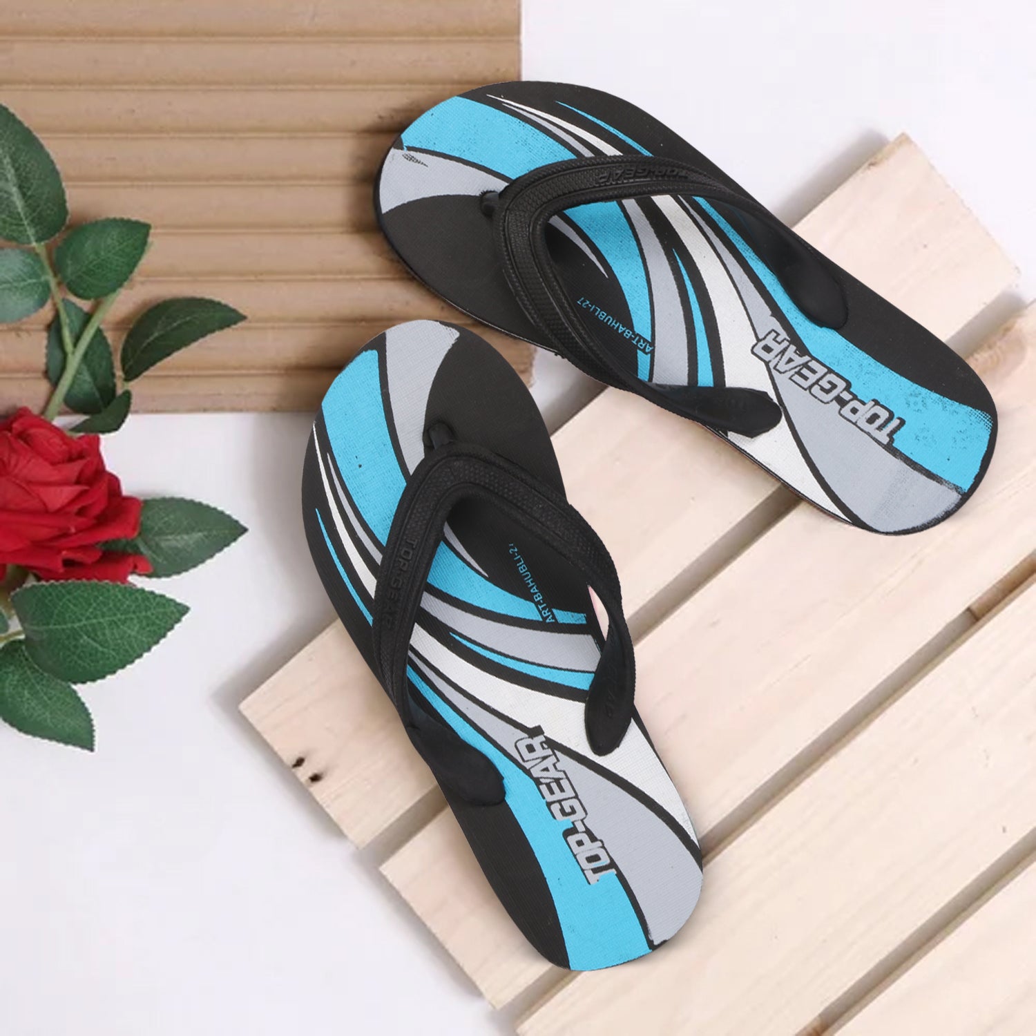 Men Flip Flops  (Multicolor , 9)
