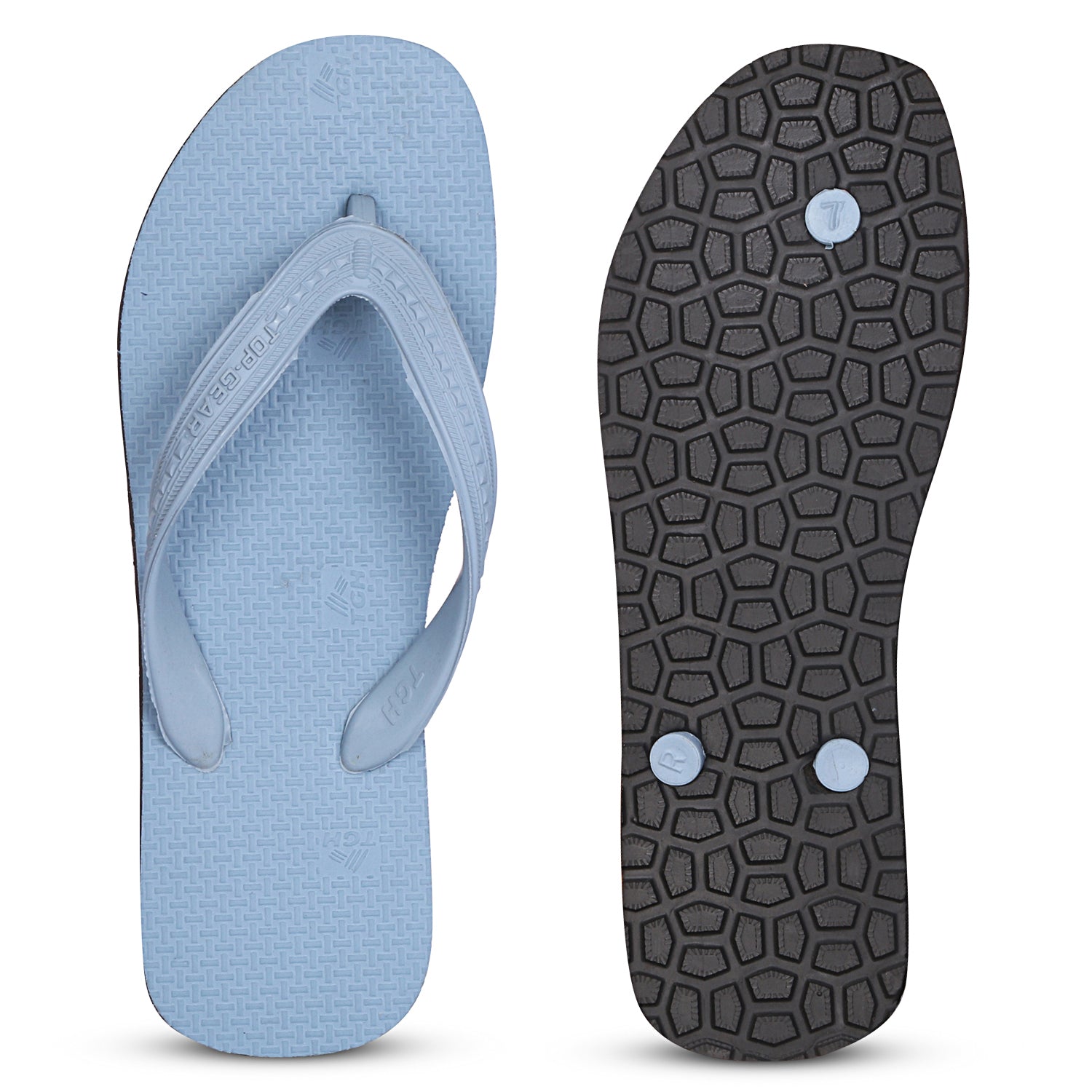 Men Flip Flops  (Grey , 9)