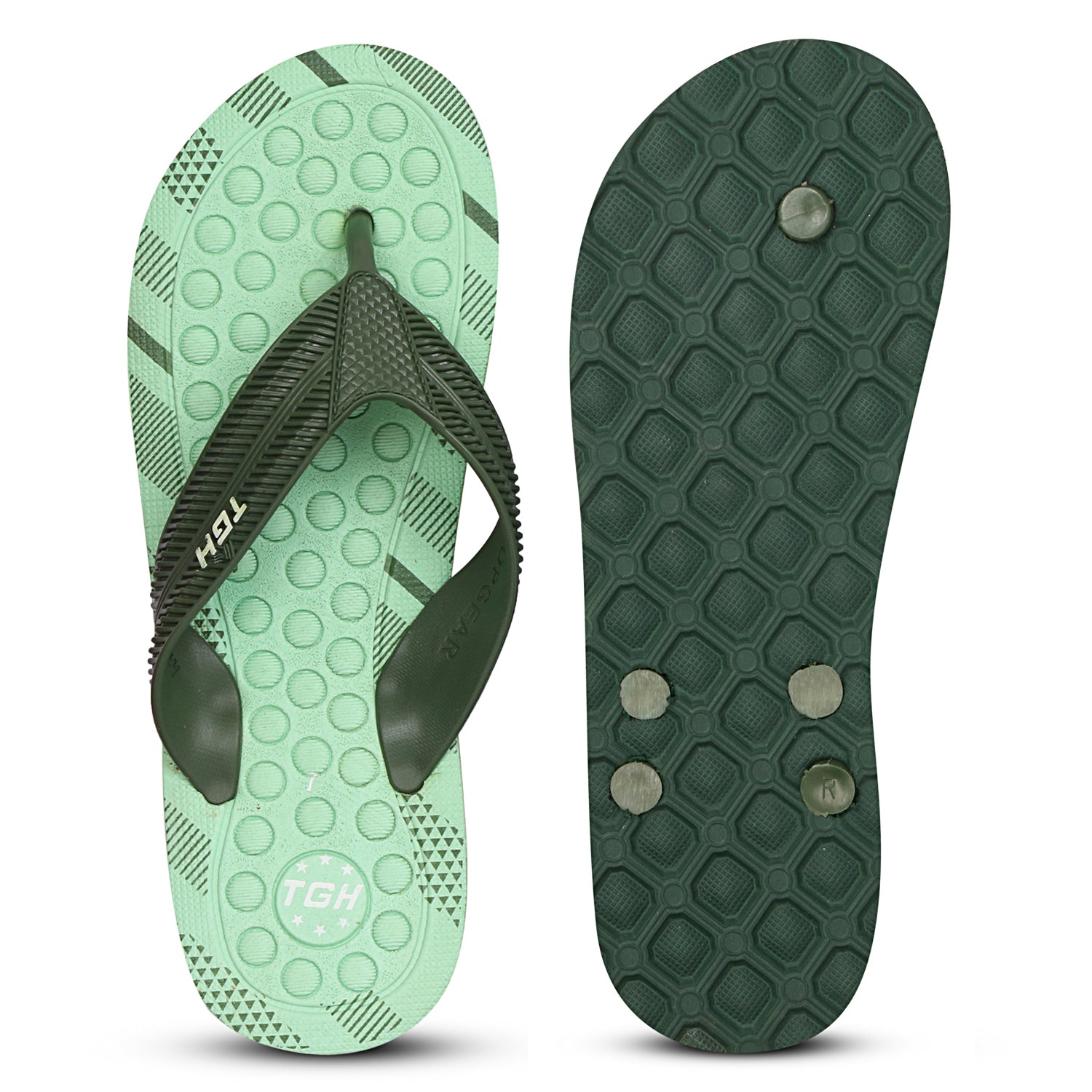 Men Slides  (Green , 6)