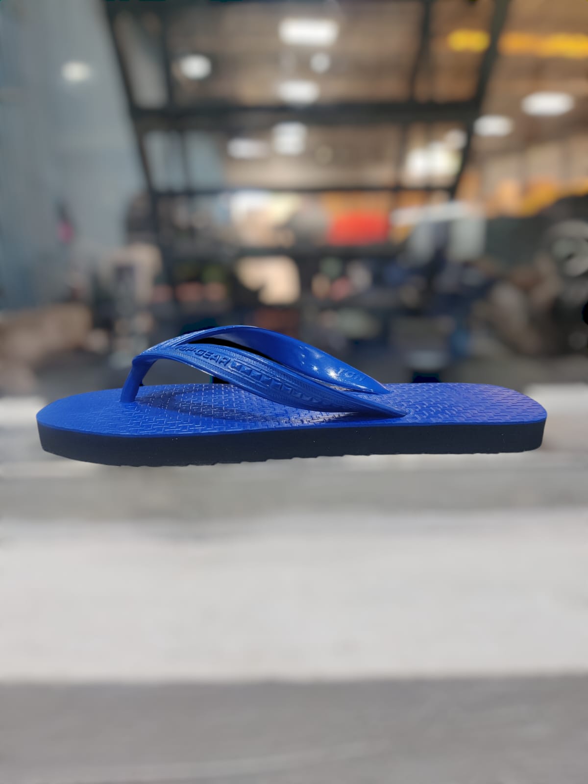 Men Flip Flops  (Blue , 10)